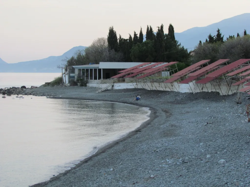 Студия с видом на море с зоной патио