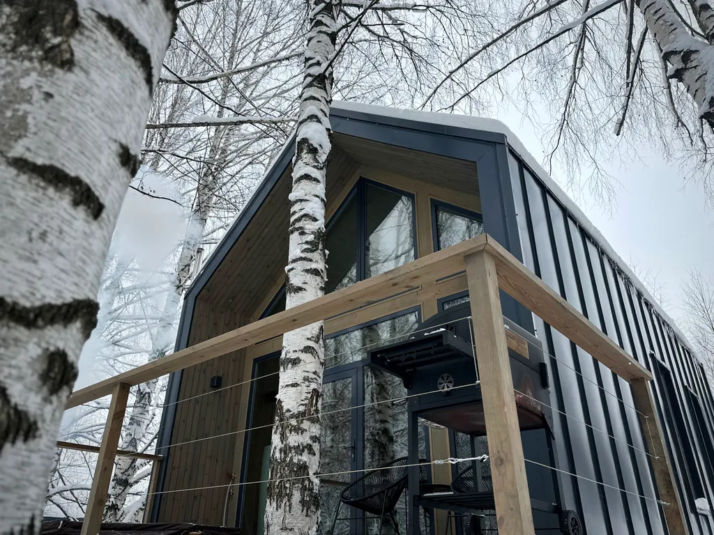 Новый Барнхаус с личным банным чаном