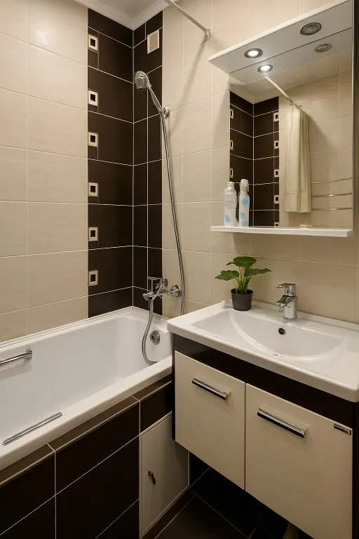 Красивые апартаменты с проектором и рабочим местом