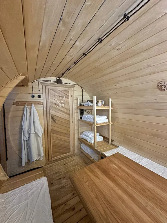 Уютные домики с баней и тёплой купелью