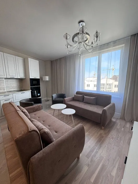 Светлая квартира в ЖК Пионерская Лагуна