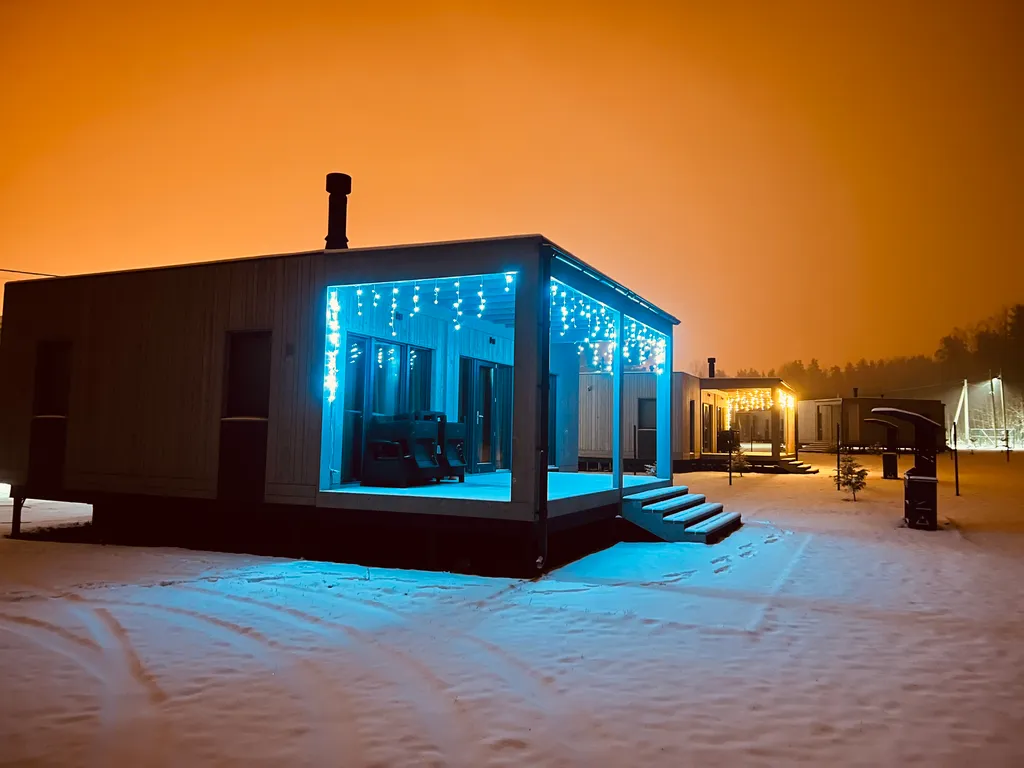 Коттедж Новый уютный дом с кондиционером на опушке леса в 20 минутах от города — Санкт-Петербург