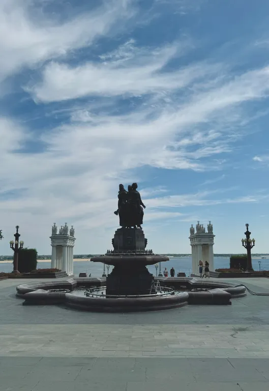 Квартира в центре с видом на Волгу