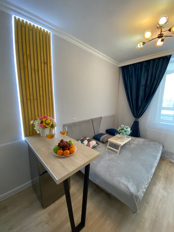 Уютная студия с балконом