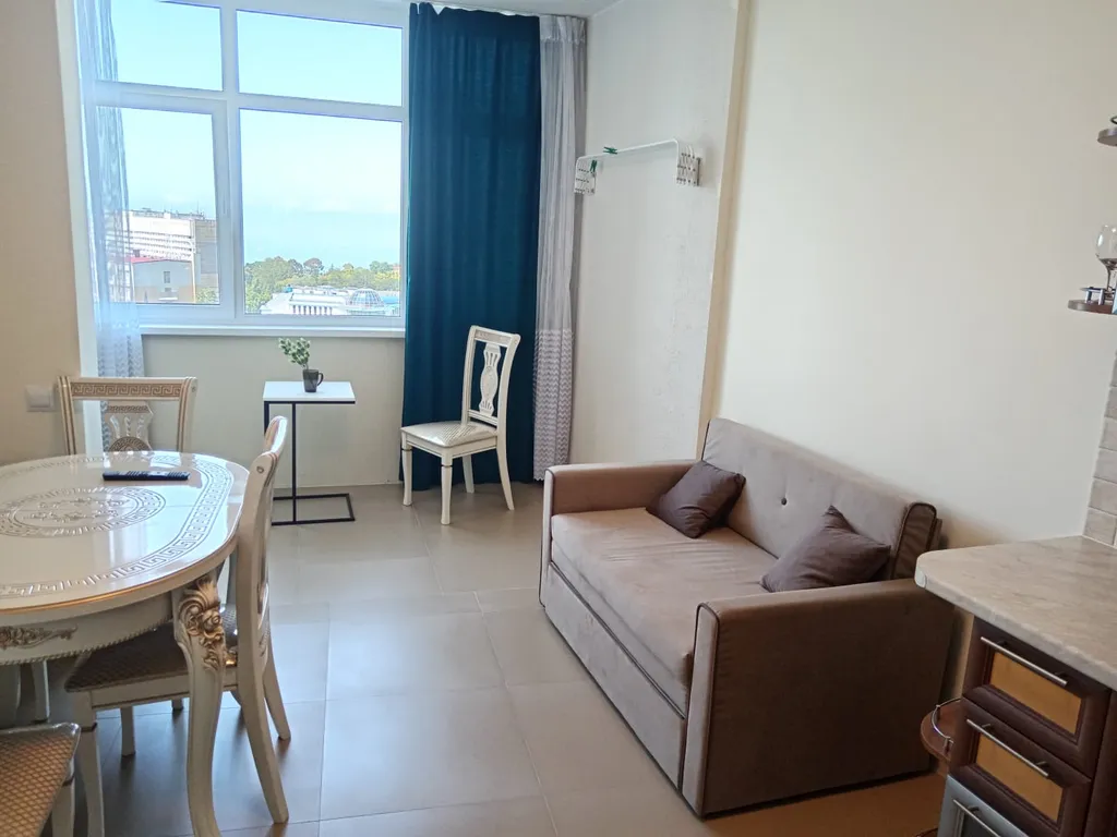 Квартира 2е спальни, кухня-гостиная с видом на море