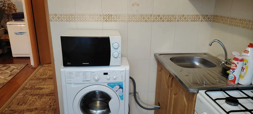 Двухкомнатная квартира с видом на горы и балконом