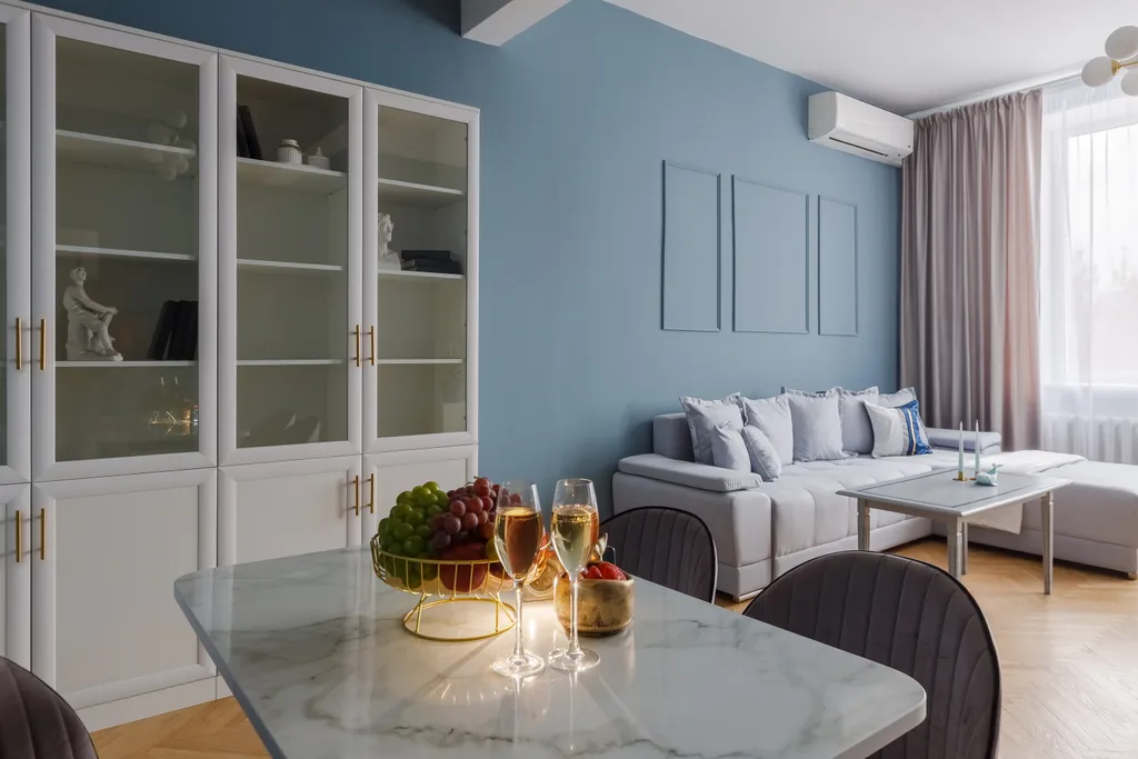 Квартира Сталинская трехкомнатная квартира Синий Кит — Москва