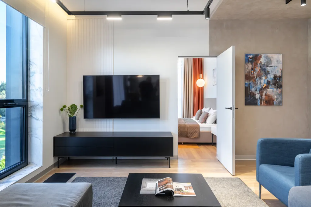 Дизайнерские апартаменты Охта КраСКИ Orange