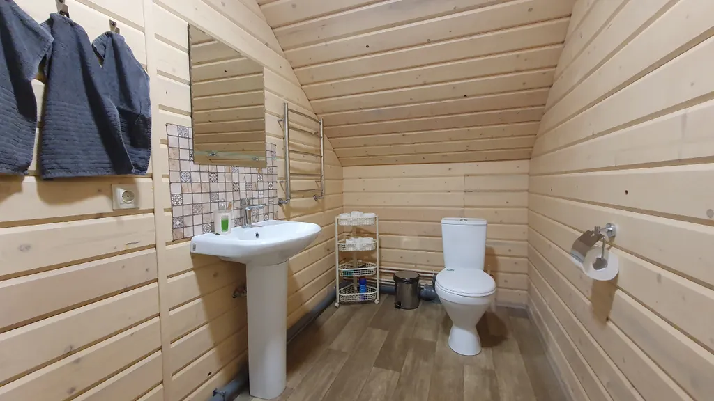 Дом в стиле шале, с сауной