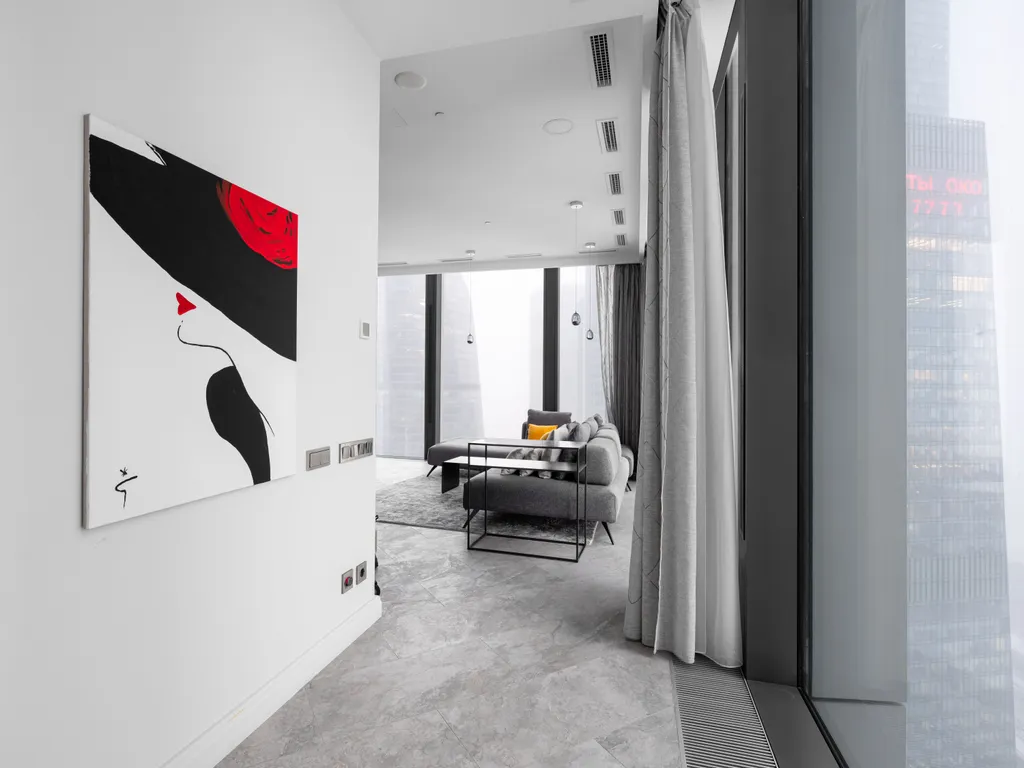 Стильный угловой апартамент в Neva Towers