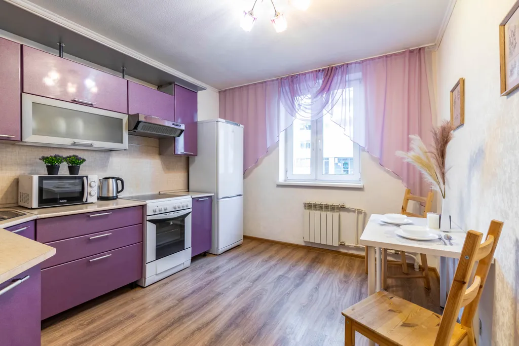 1комнатная квартира с лоджией для 4-х гостей