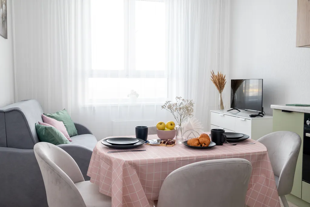 Уютная евро-2 квартира с видом на две реки