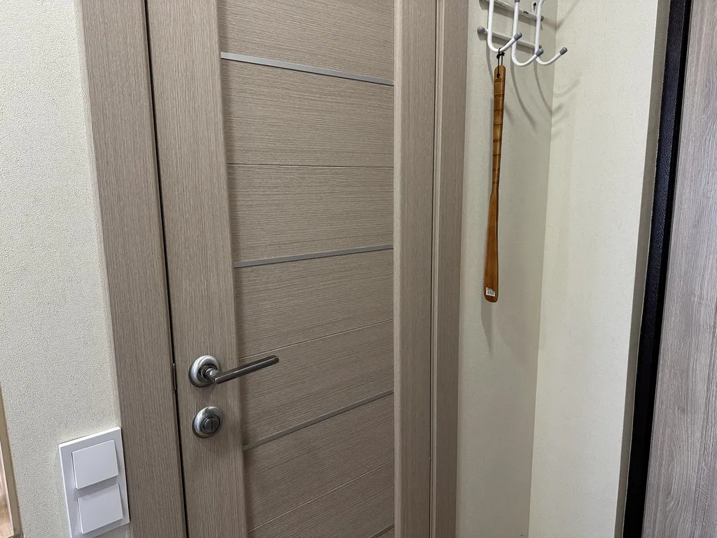 Студия с дизайнерским ремонтом