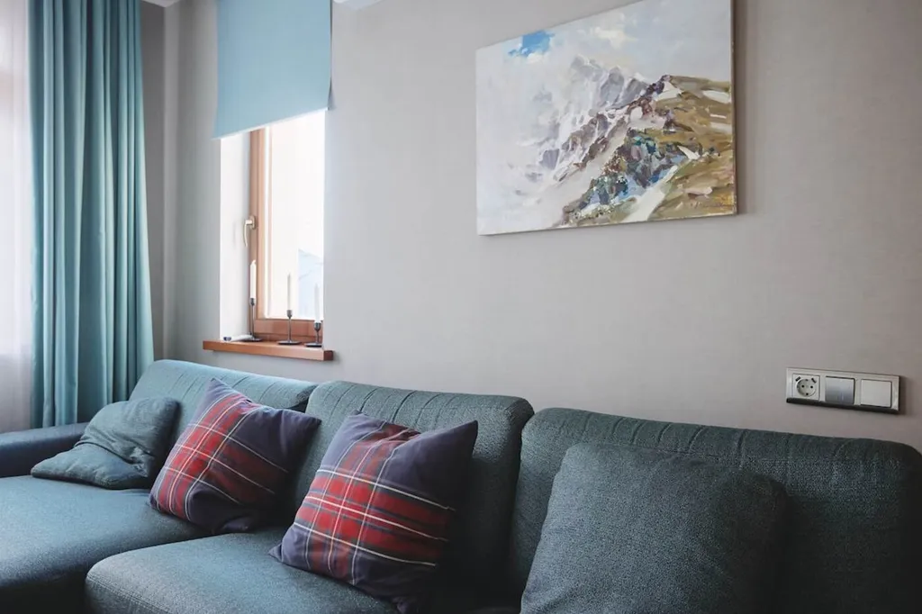 Апартамент райдера с видом на горы