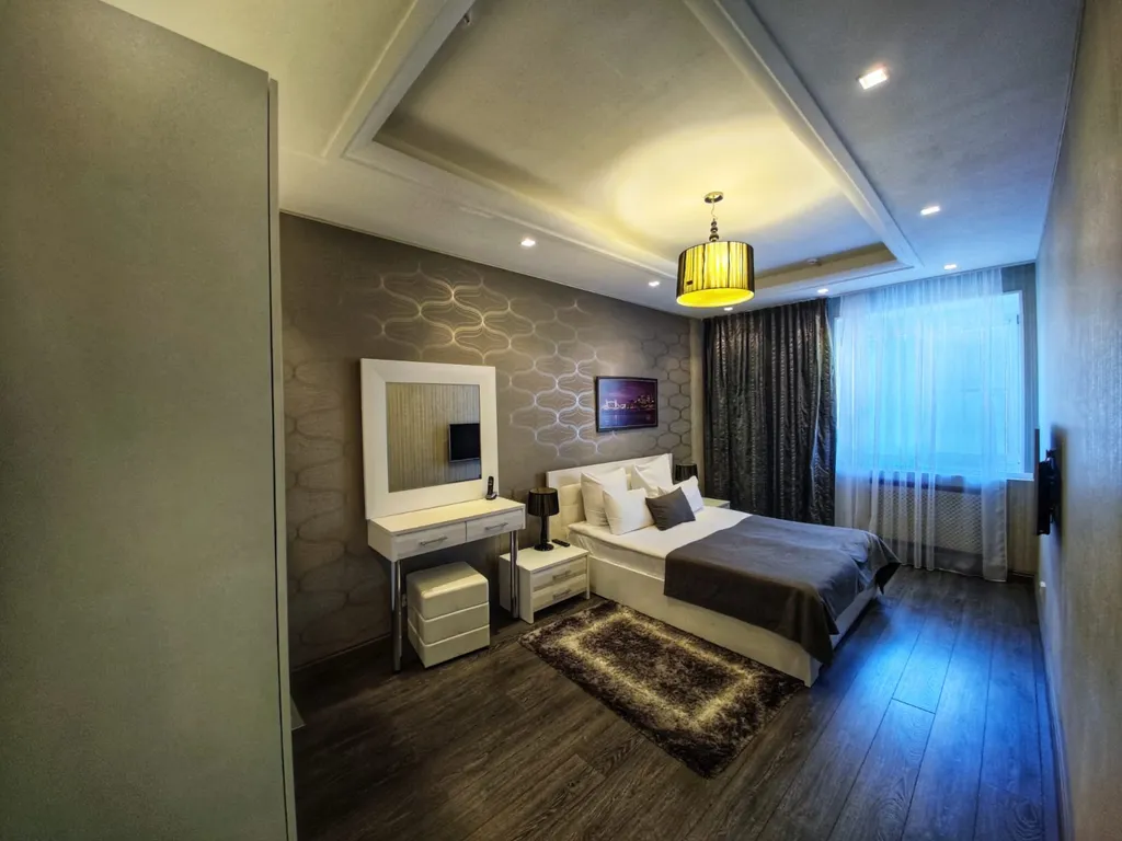 Апартаменты ВИП с 2 спальнями на новой Набережной