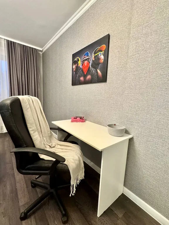 Снежные узоры на крышах с высоты 10-го этажа