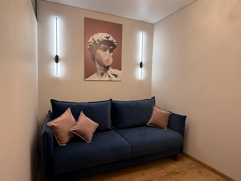 Дизайнерская квартира на берегу реки в ЖК Белые росы в Красноярске