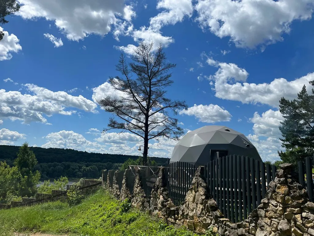 Глэмпгеокупол Домик на Оке