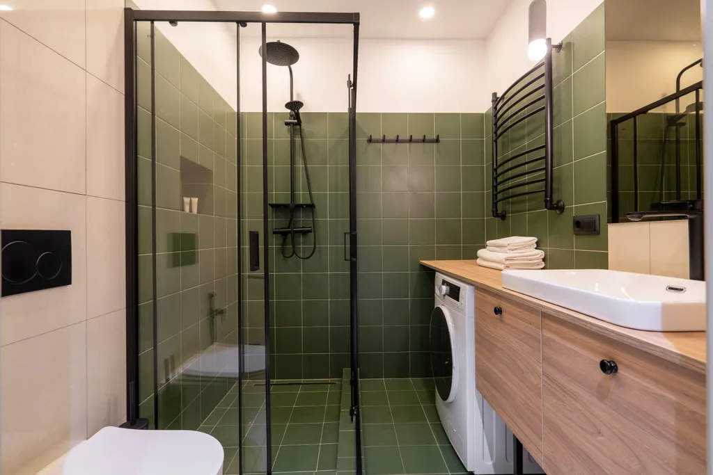 Дизайнерские апартаменты Охта КраСКИ Green