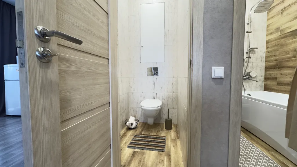 Солнечные апартаменты с видом на город