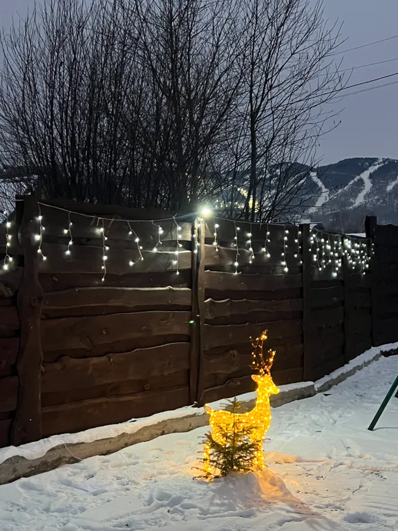 Дом благоустроенный с видом на гору