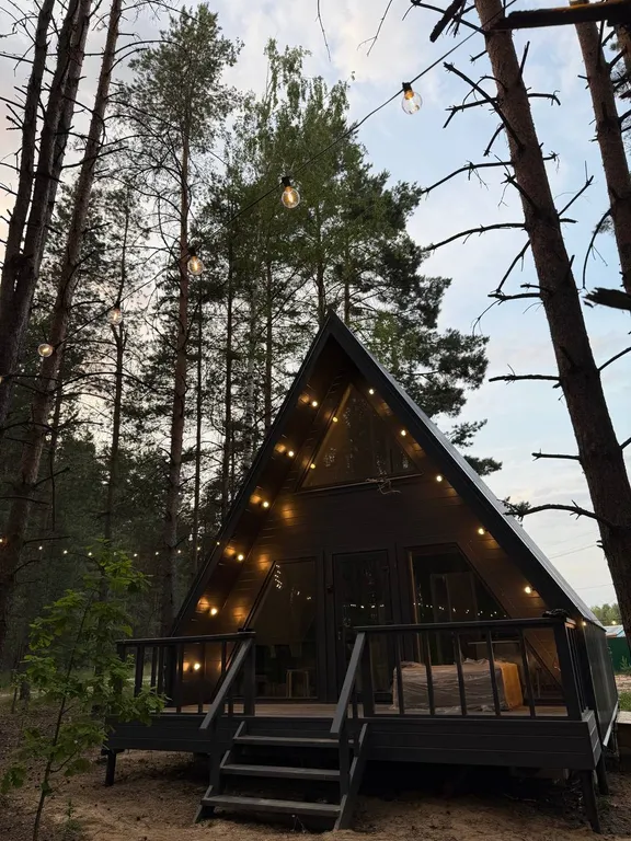 Домик у реки пра: баня под звёздами, тишина и лесные тропы