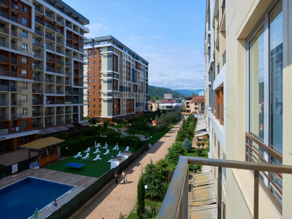 Красивая студия Azure в ЖК Каравелла Португалии