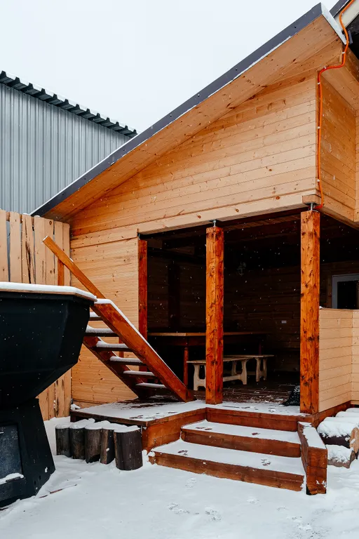 Коттедж с чаном  и баней