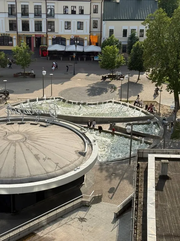 Апартаменты с видом на фонтан