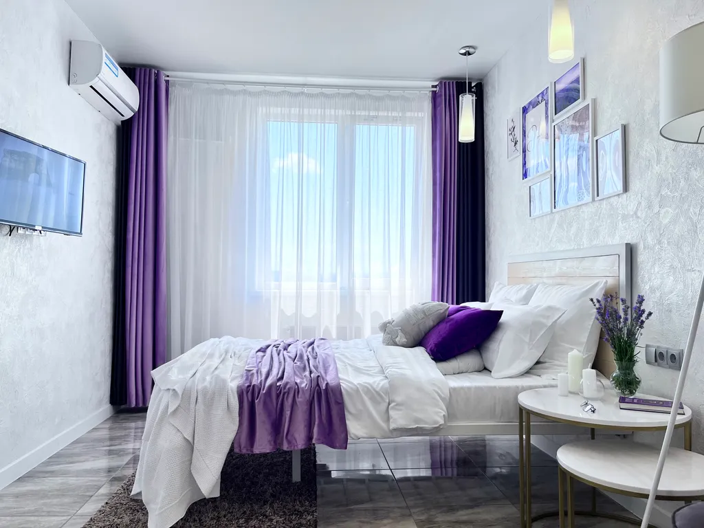 Квартира Уютная квартира в фиолетовых тонах — Симферополь