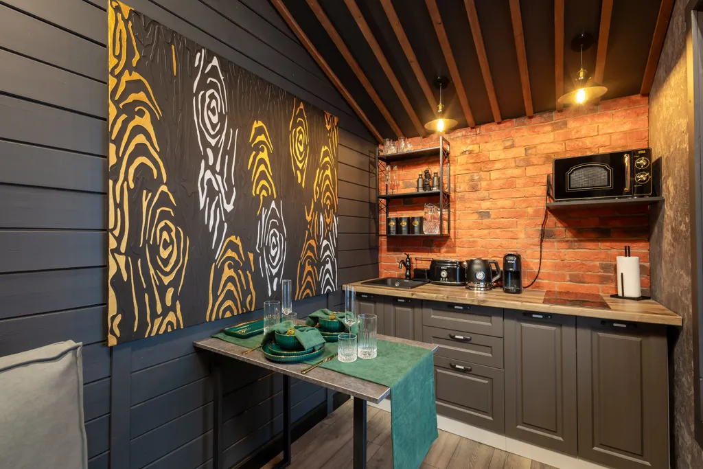 Загородный дом Loft lodge на берегу реки Ангара