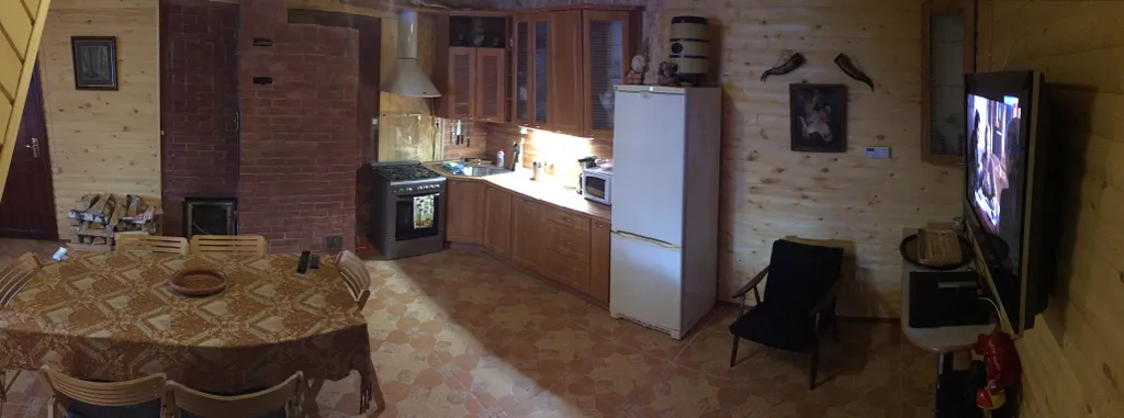 Дом с баней в 50 метрах от воды с песчаным пляжем