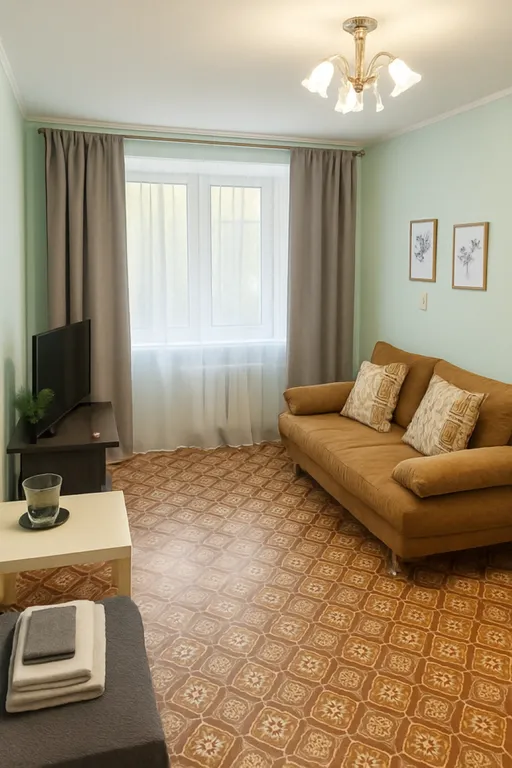 Уютная квартира в микрорайоне