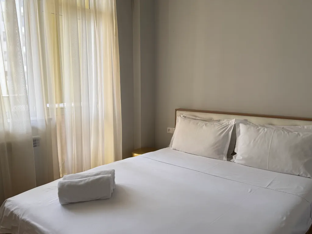 Семейные апартаменты с 2 спальнями и балконом