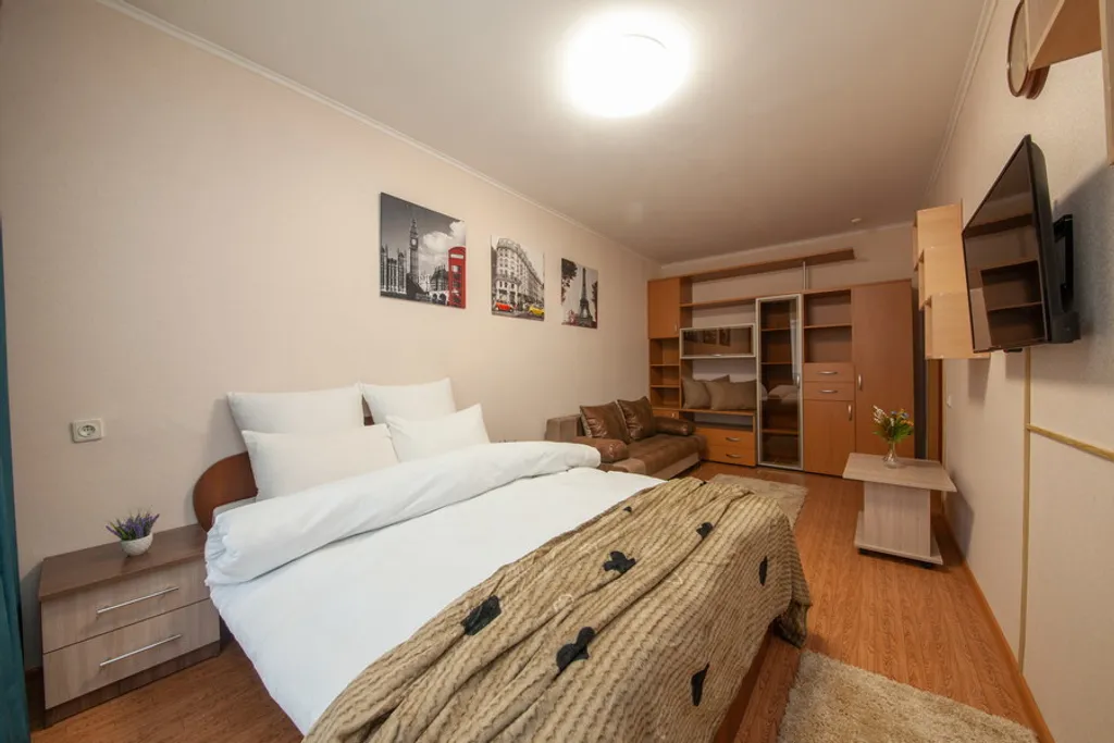 Двухкомнатная квартира, расположеная в новом центре города