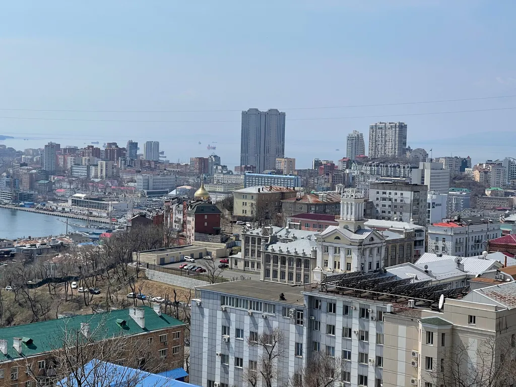 Квартира Квартира Новая студия с видом на Золотой рог в новом доме с парковкой в центре — Владивосток