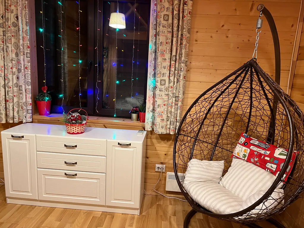 Коттедж Дом с камином, баней-сауной на дровах и купелью — Светлое