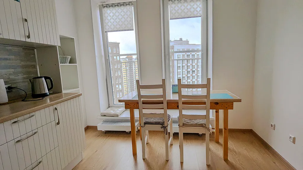 Светлая 1-комнатная квартира возле Мега Парка, Дыбенко