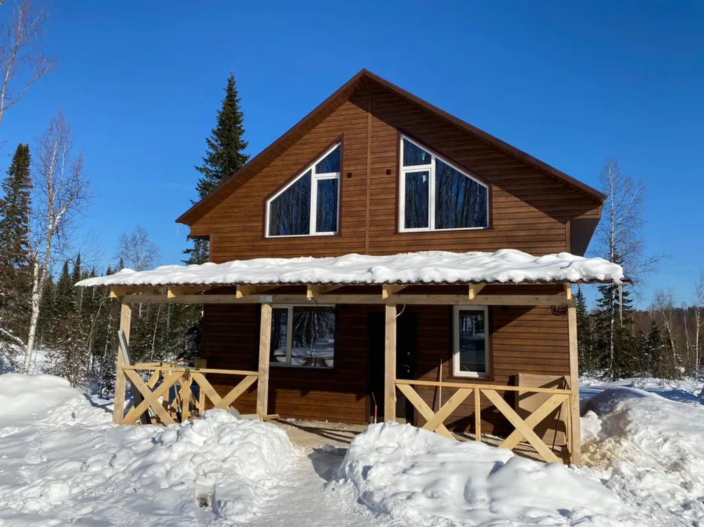 Дом в лесу, сибирский банный чан