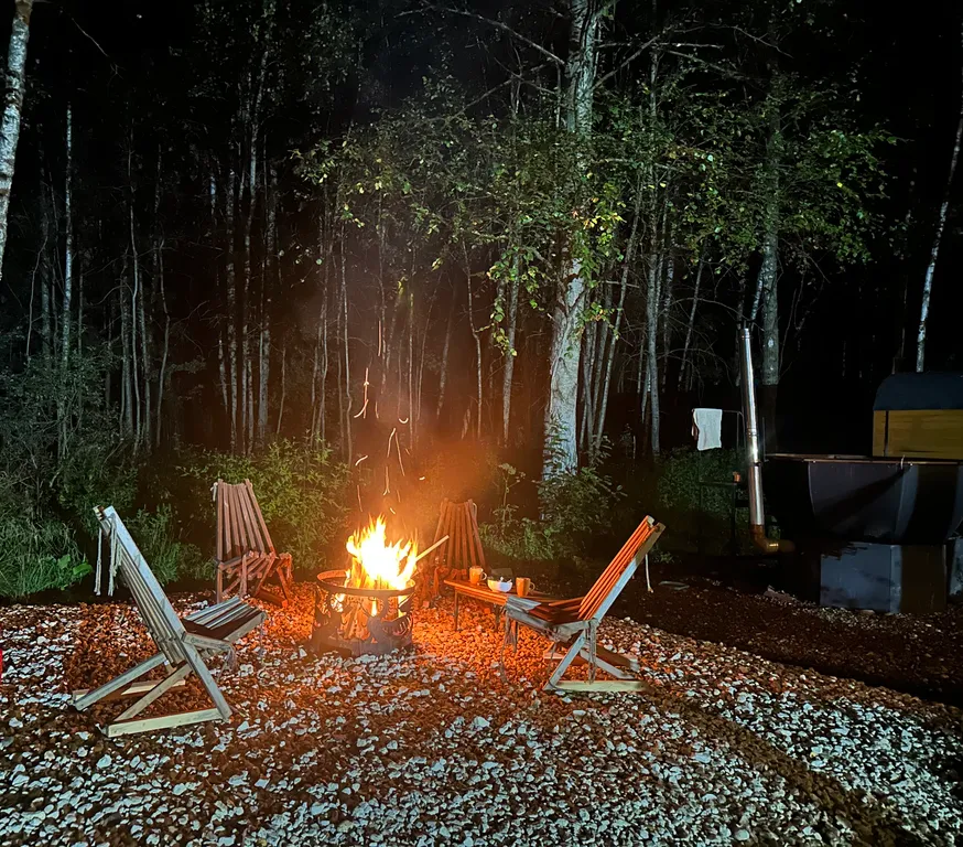 Коттедж Домик Aframe Forest с баней и сибирским чаном — Москва