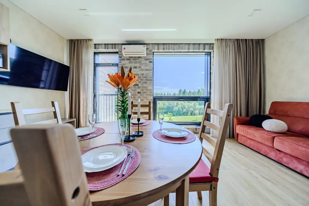 Охтаинн 9-12 с двумя спальнями и видом на лес