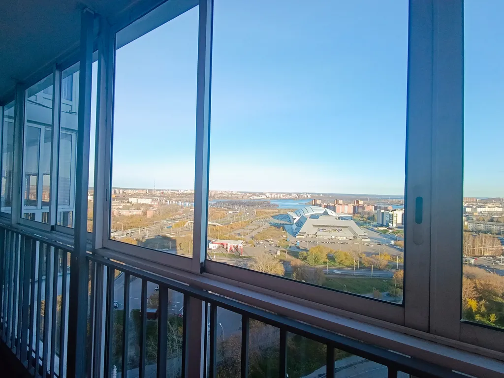 Квартира с красивым ночным видом