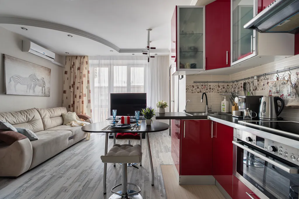 Квартира MaxRealty24 Квартира евродвушка недалеко от станции метро Университет — Москва
