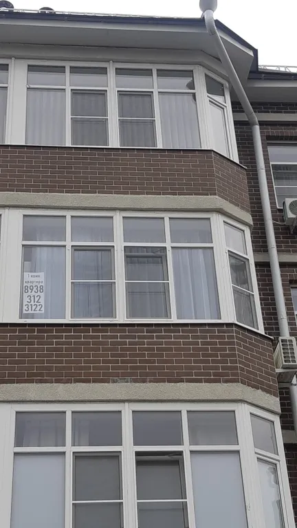 Уютная однокомнатная квартира в новом доме с видом на горы