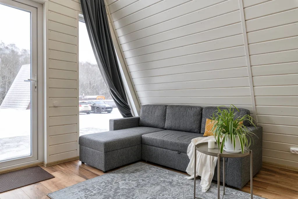 Уютный домик A-frame