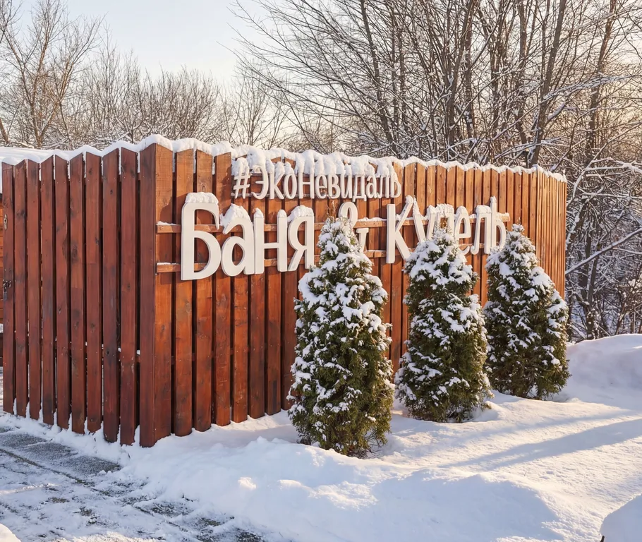 Современный двухэтажный дом из натурального дерева, с большими окнами