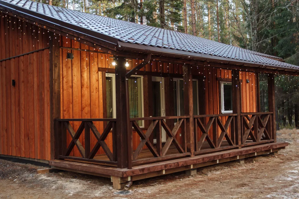 Уютный коттедж в сосновом лесу с видом на озеро — аренда посуточно в Вяртсиля