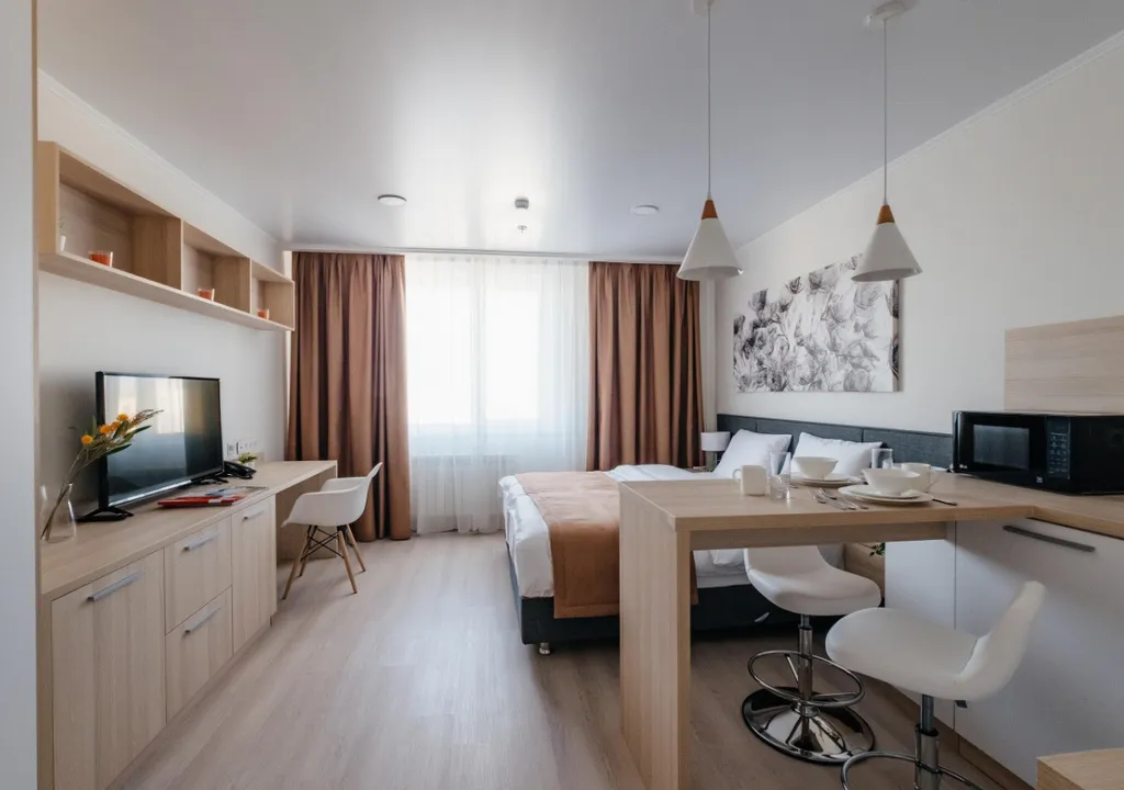 YES Апарт-отель | King-Size кровать, собственная кухня и уют как дома