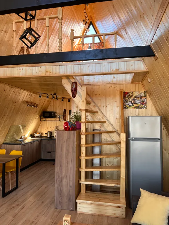 Уютный дом в стиле A-frame