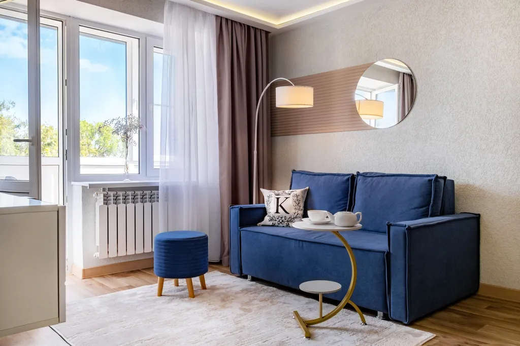 Уютный, с красивым видом апарт